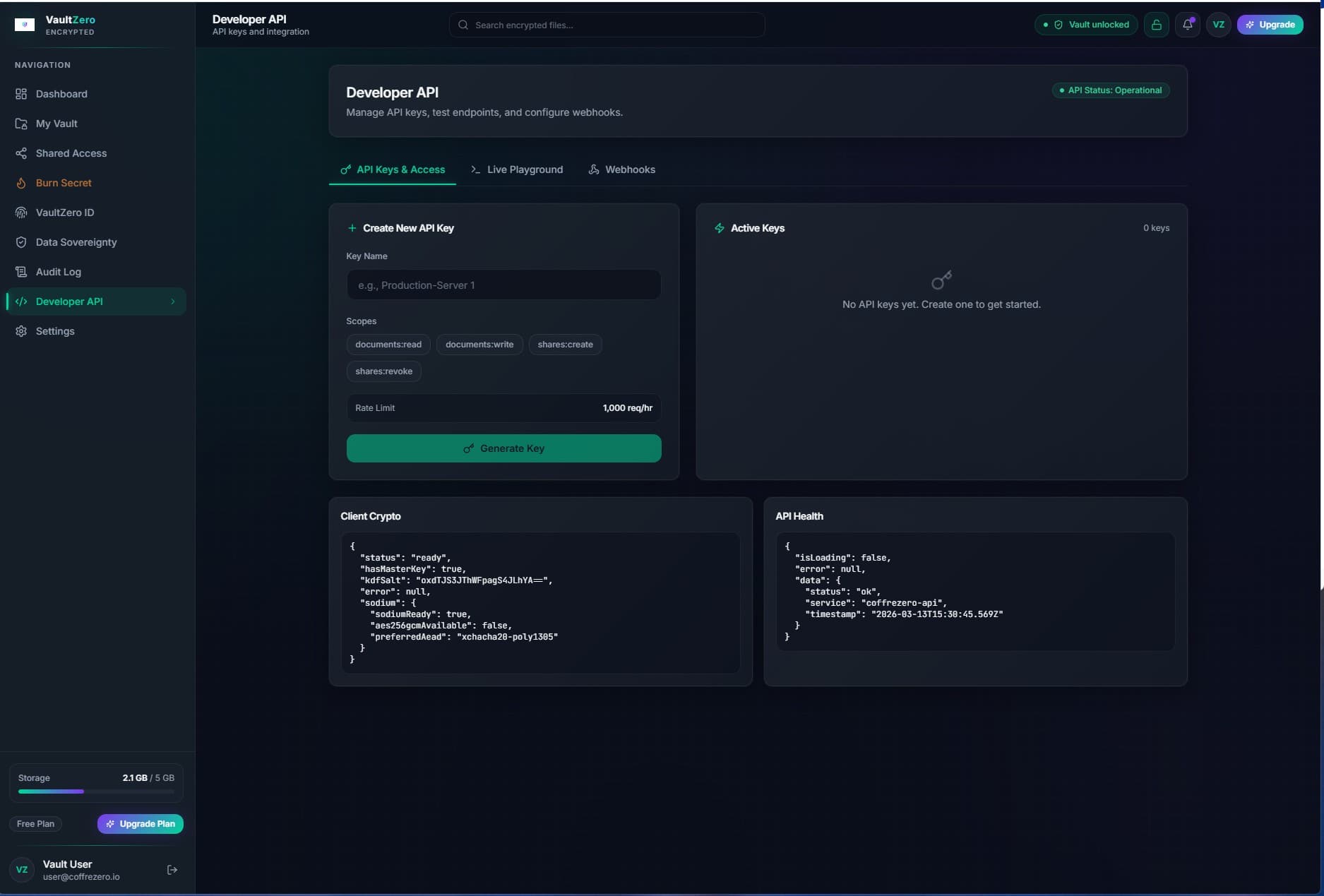 Developer API & SDKs