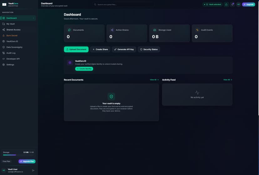 CoffreZero screenshot 2