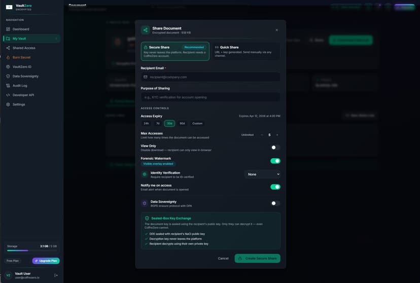 CoffreZero screenshot 4