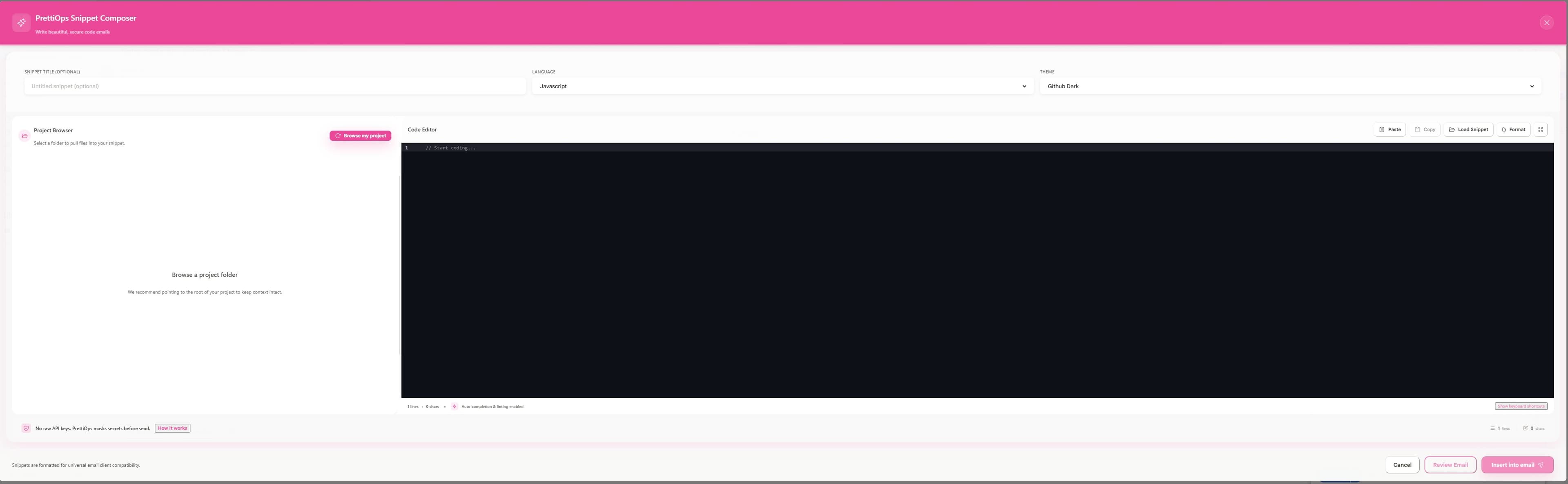 Gmail Compose Integration